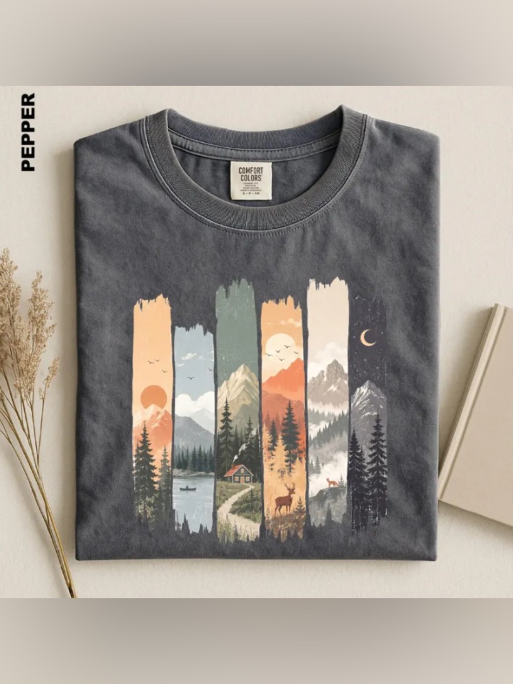 Mountain Nature T-Shirt, Vintage National Park Comfort Colors Graphic Tee